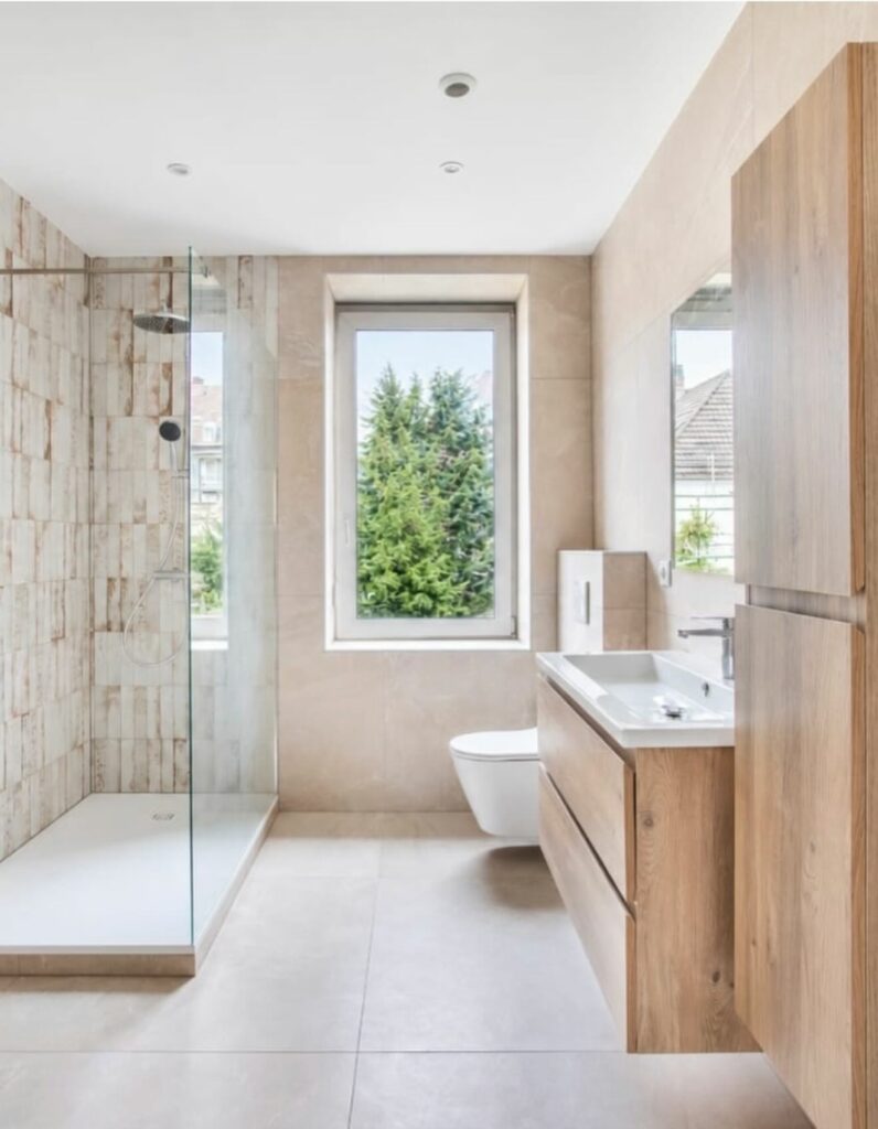 Salle de bain après les travaux